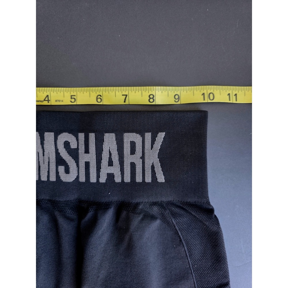 Gymshark Womens Flex Cycling Shorts S Seamless Biker Workout Black Charcoal NWT - Picture 17 of 17